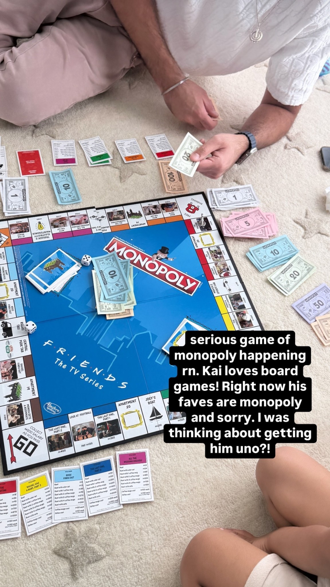 Kai has been loving playing boards games lately!! We have the cutest friends monopoly set❤️

#LTKKids #LTKHome #LTKFamily
