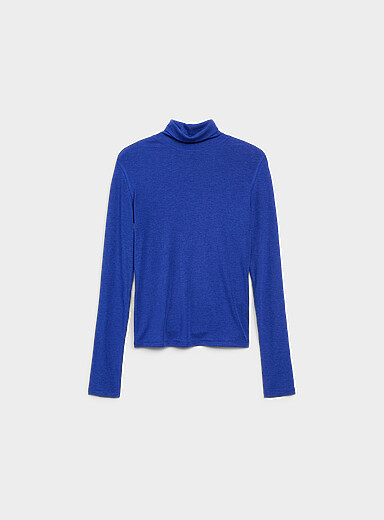 Ultra-soft turtleneck T-shirt | Simons