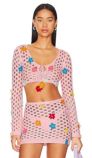 Flower Power Top in Pink | Revolve Clothing (Global)