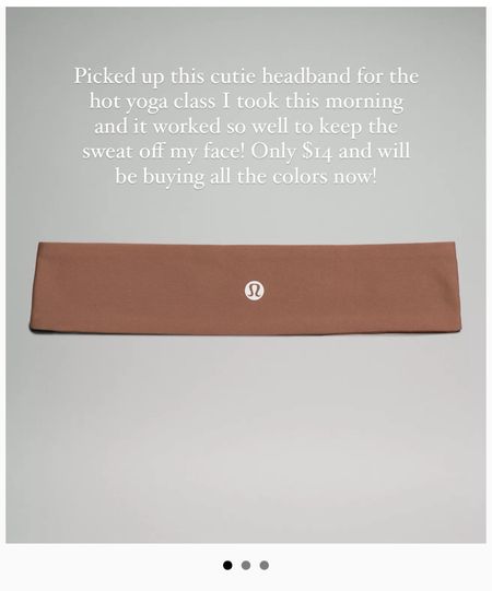 Lululemon $14 headband 


#LTKfindsunder50 #LTKSeasonal #LTKfitness