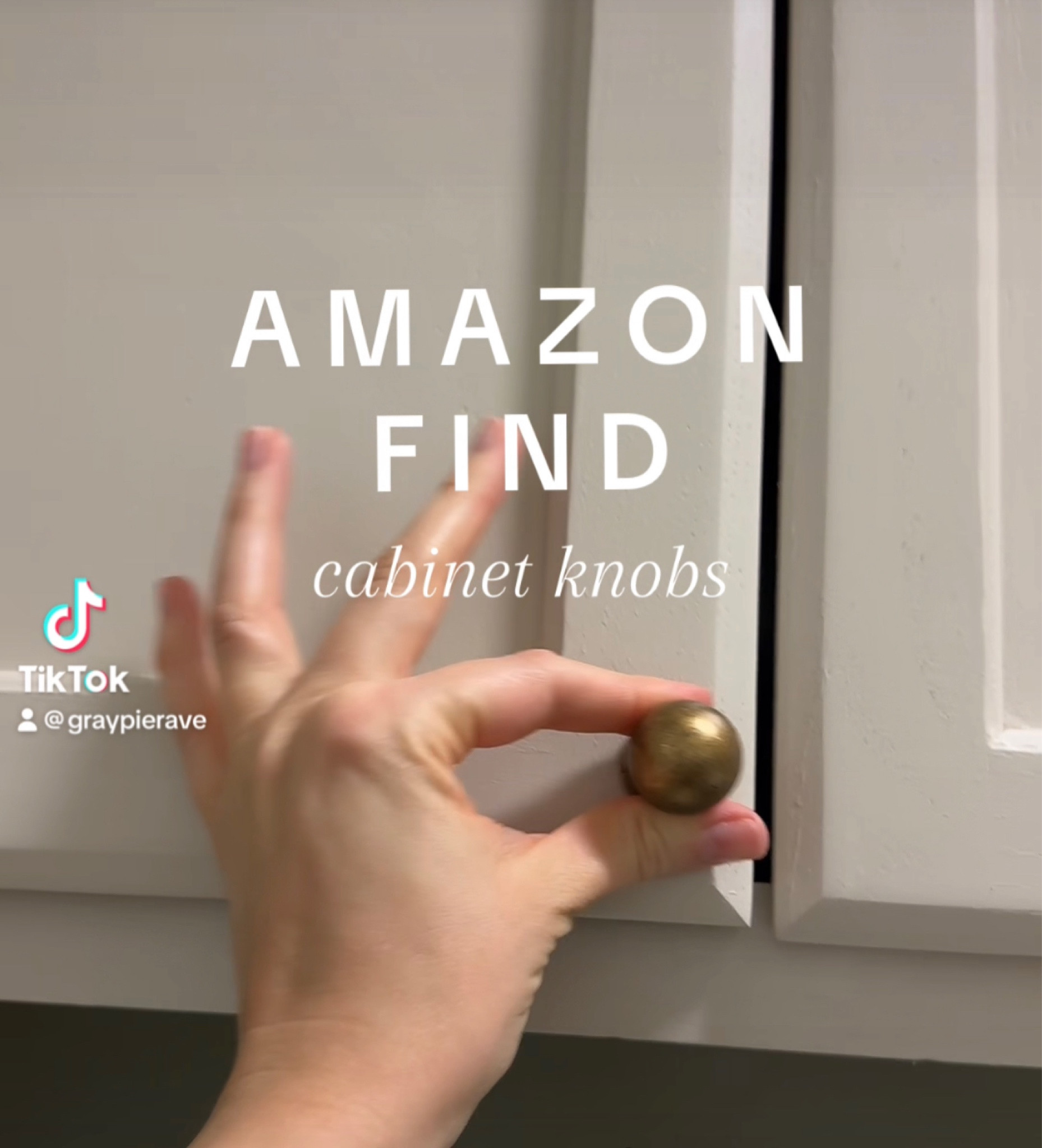 Laundry Room knobs came in 🤩 #goldhardware #antiquegoldknobs 

#LTKhome