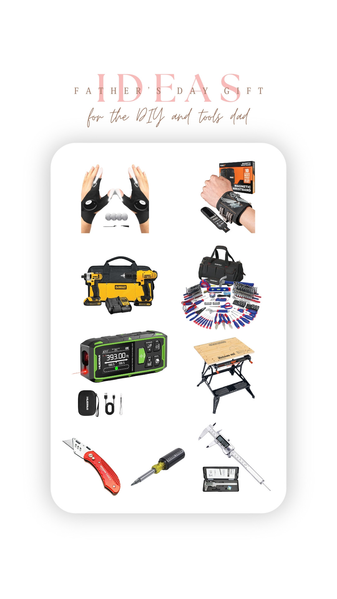  Father’s Day gift ideas for the DIY and tools dad

 

#LTKGiftGuide