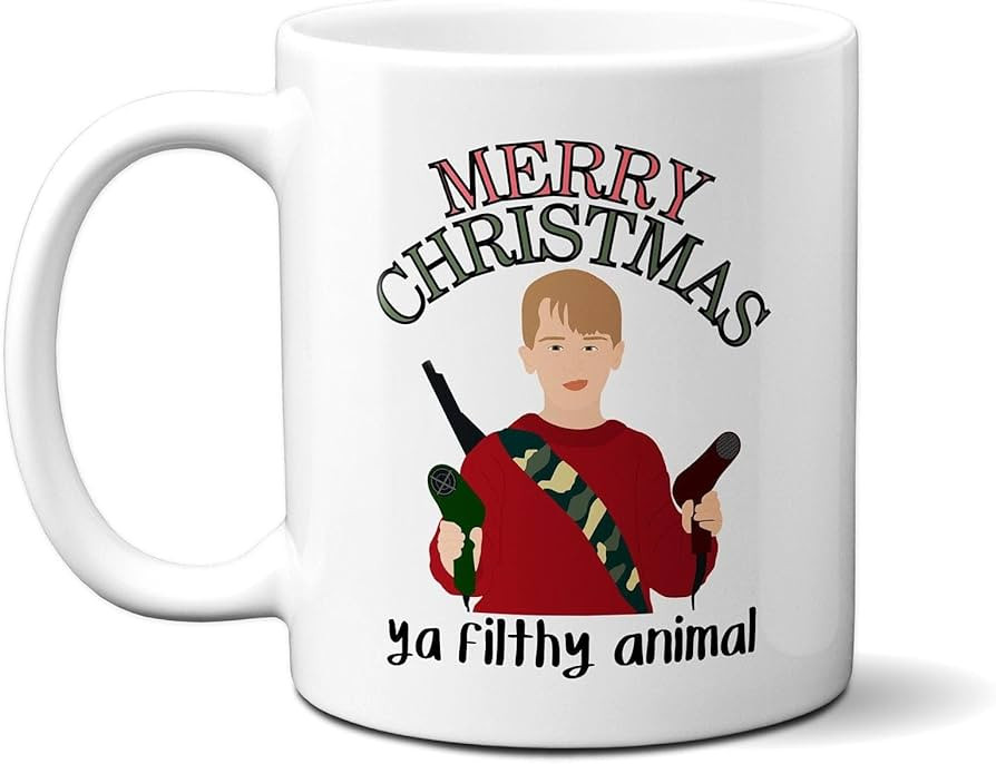 Merry Christmas Ya Filthy Animal - Kevin McCallister - Coffee Mug (11 oz) | Amazon (US)