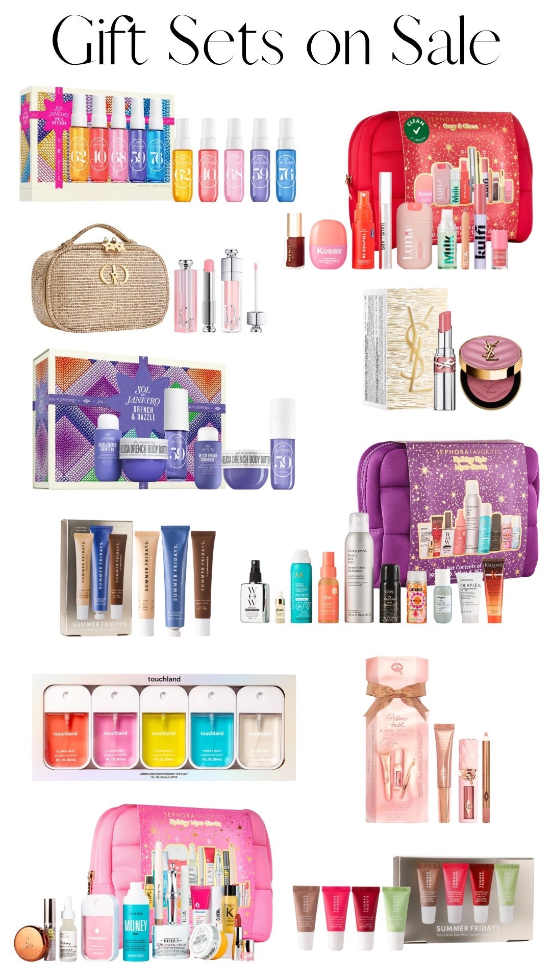 The Sephora sale is happening now and you can save on all these gift sets that already offer a great value!!

#LTKHoliday #LTKSaleAlert #LTKBeauty