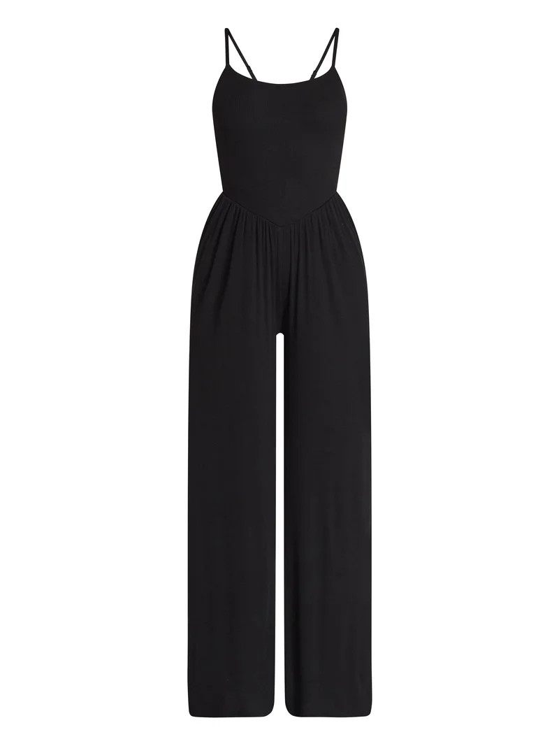 No Boundaries Sleeveless Cami Jumpsuit, Women's XXS-XXL | Walmart (US)