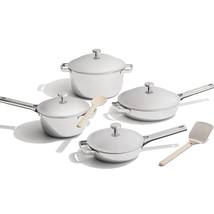 Our Place Titanium Pro Cookware Set (4-Piece) – Always Pan & Perfect Pot | Nonstick No-Coat Tec... | Amazon (US)