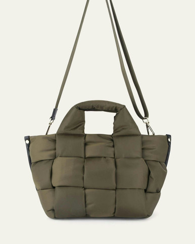 ALBI TOTE BAG MOSS GREEN RECYCLED NYLON | The DOM (Australia & New Zealand)