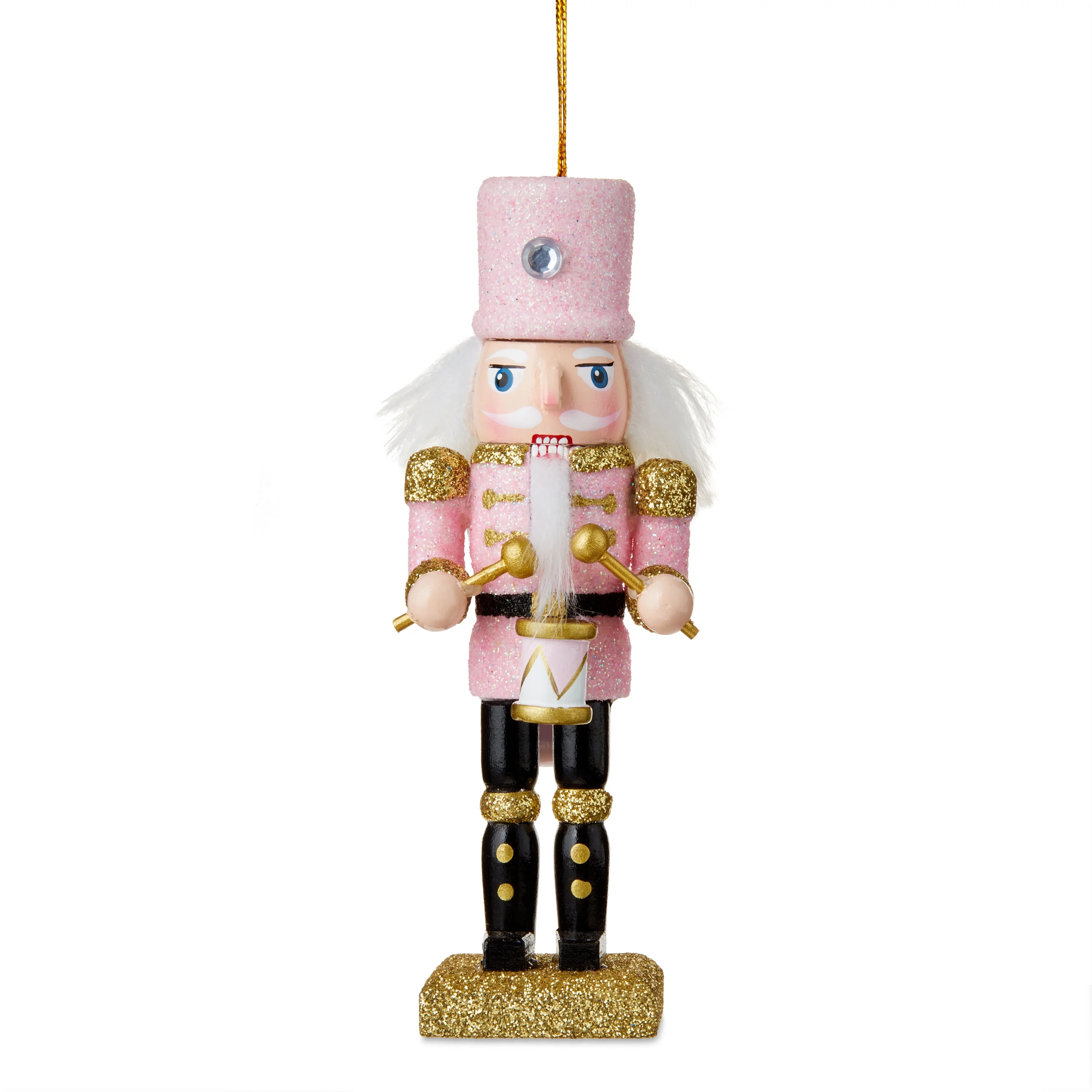 Nutcracker Christmas Ornament, Pink, 5 in, by Holiday Time - Walmart.com | Walmart (US)