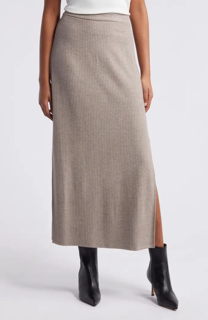 Halogen® Rib Sweater Skirt | Nordstrom | Nordstrom