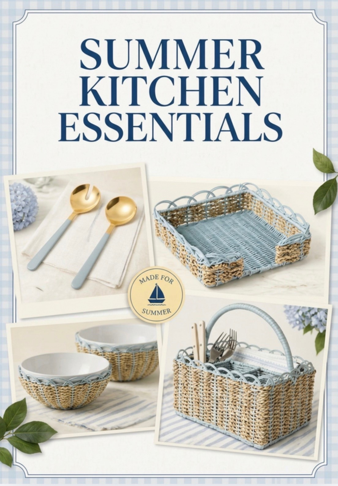 Summer kitchen essentials for a coastal feel. 🌊

#LTKmomlife #LTKHome