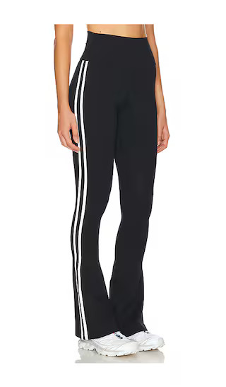 Raquel High Waist Superflex Flare 30'' Legging in Black & White | Revolve Clothing (Global)