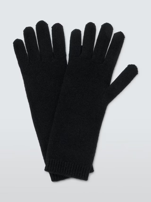 John LewisCashmere Gloves, Black | John Lewis (UK)