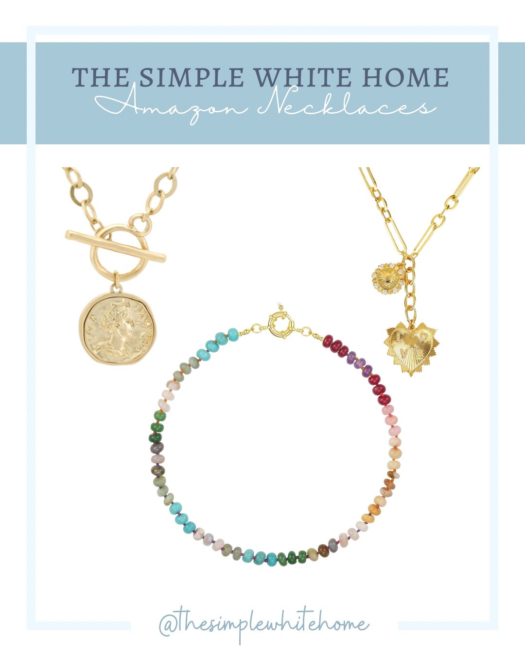 3 Amazon Necklaces I wear with everything. 
.


#LTKFindsUnder50 #LTKStyleTip #LTKSummerEdit