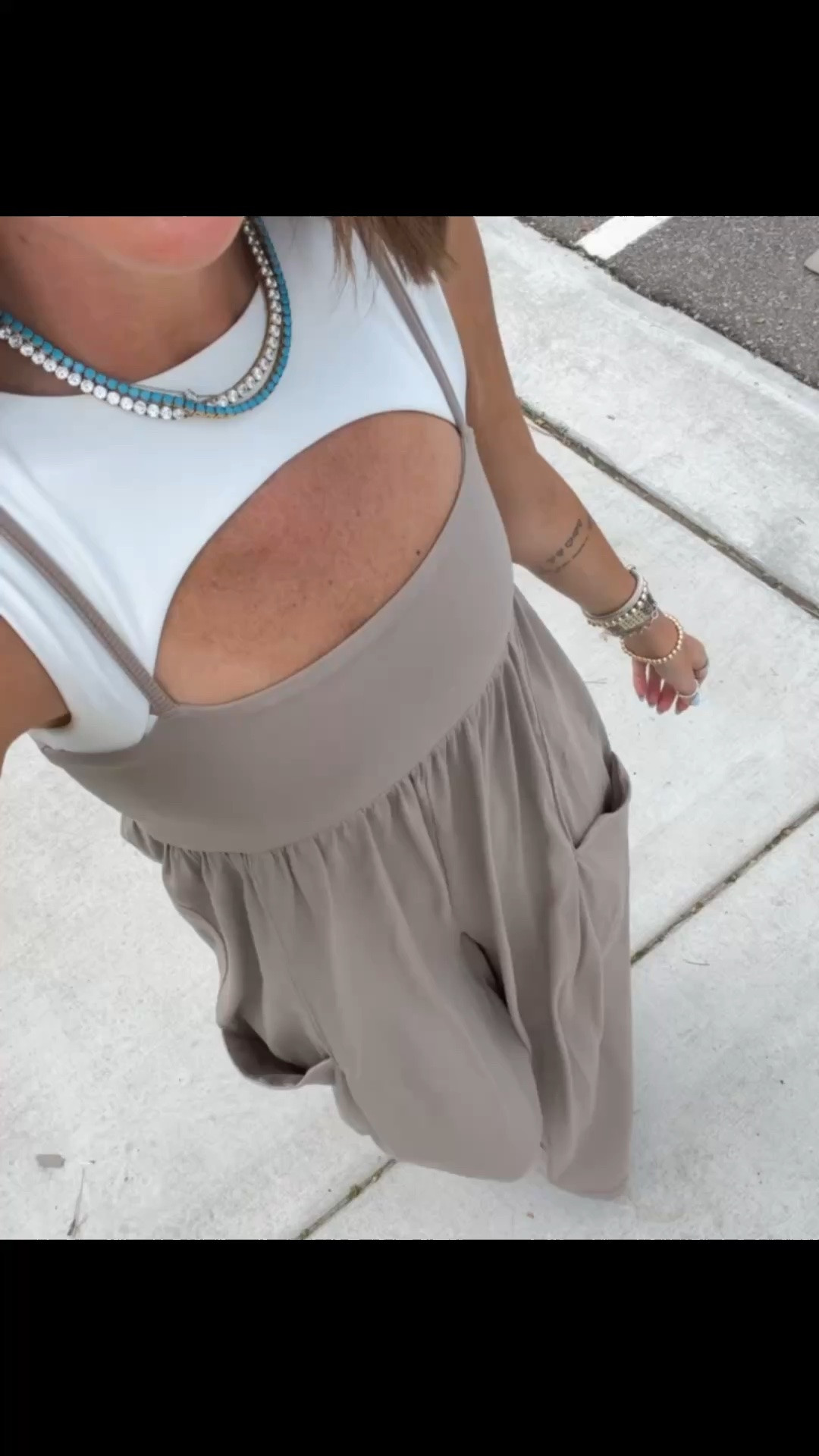 FP Movement hotshot romper - size S
Bra - size M

#LTKootd #LTKmomlife #LTKTravel