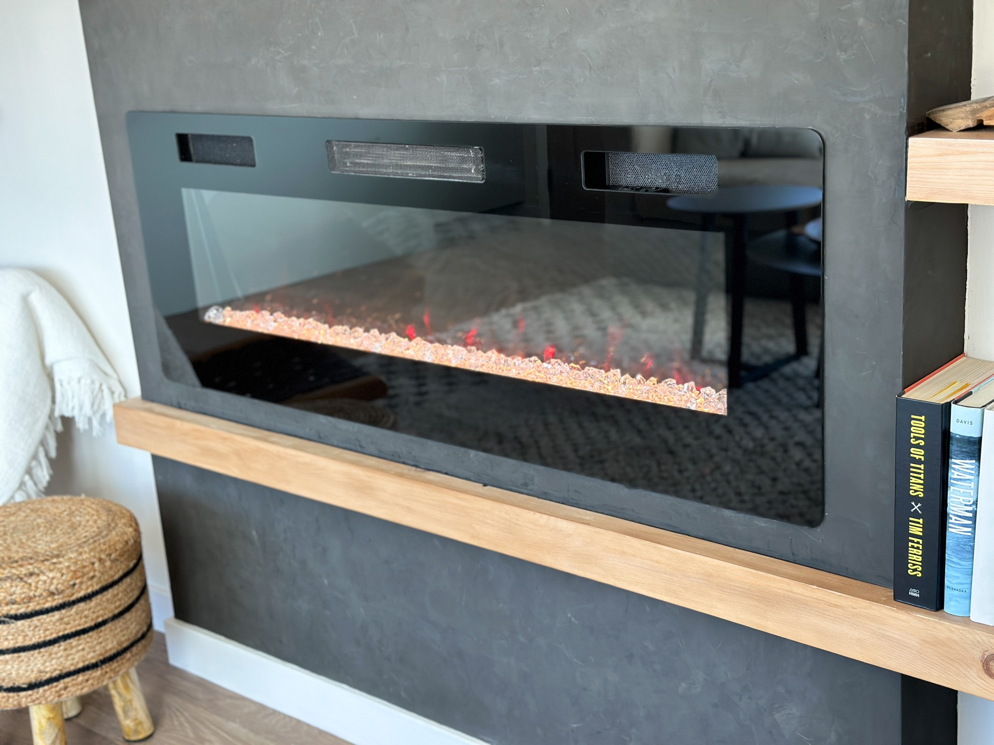 Add the coziness of a fireplace to any home simply by plugging it in. Heater included 🥰.

#LTKhome