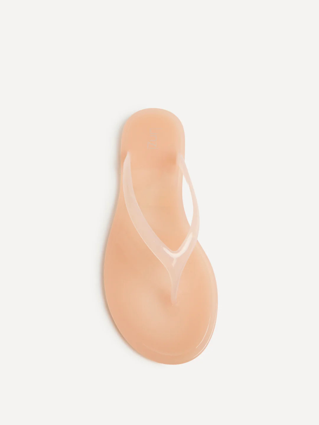 Marine Nude Jelly Flip Flops | Linzi Shoes
