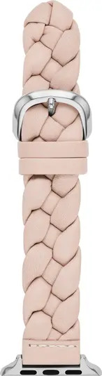 braided leather 20mm Apple Watch® watchband | Nordstrom
