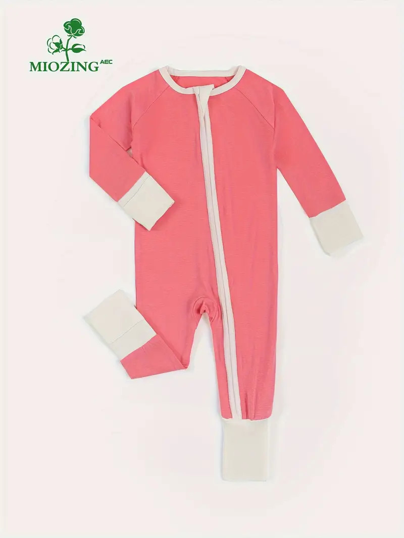 Baby Onesies High end Bamboo Fiber Fabric Comfy Zip Long - Temu | Temu Affiliate Program