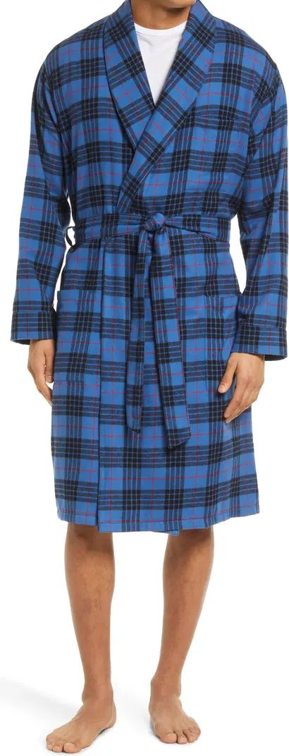 Scotch Plaid Flannel Robe | Nordstrom