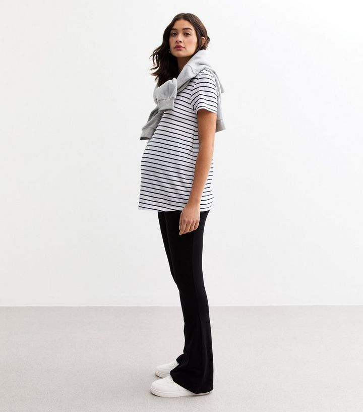 Maternity Stripe Jersey T-Shirt
						
						Add to Saved Items
						Remove from Saved Items | New Look (UK)