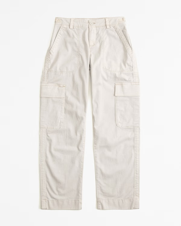 High Rise Baggy Cargo Pant | Abercrombie & Fitch (US)