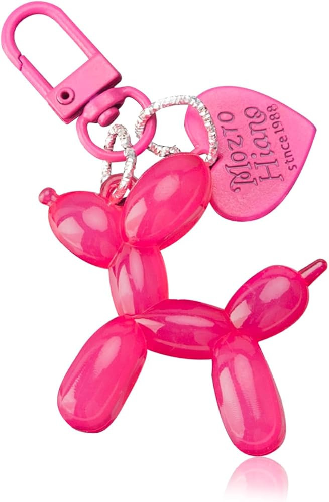Balloon Dog Keychain Cute Bag Charm Handbag Purse Key Accessories | Amazon (US)