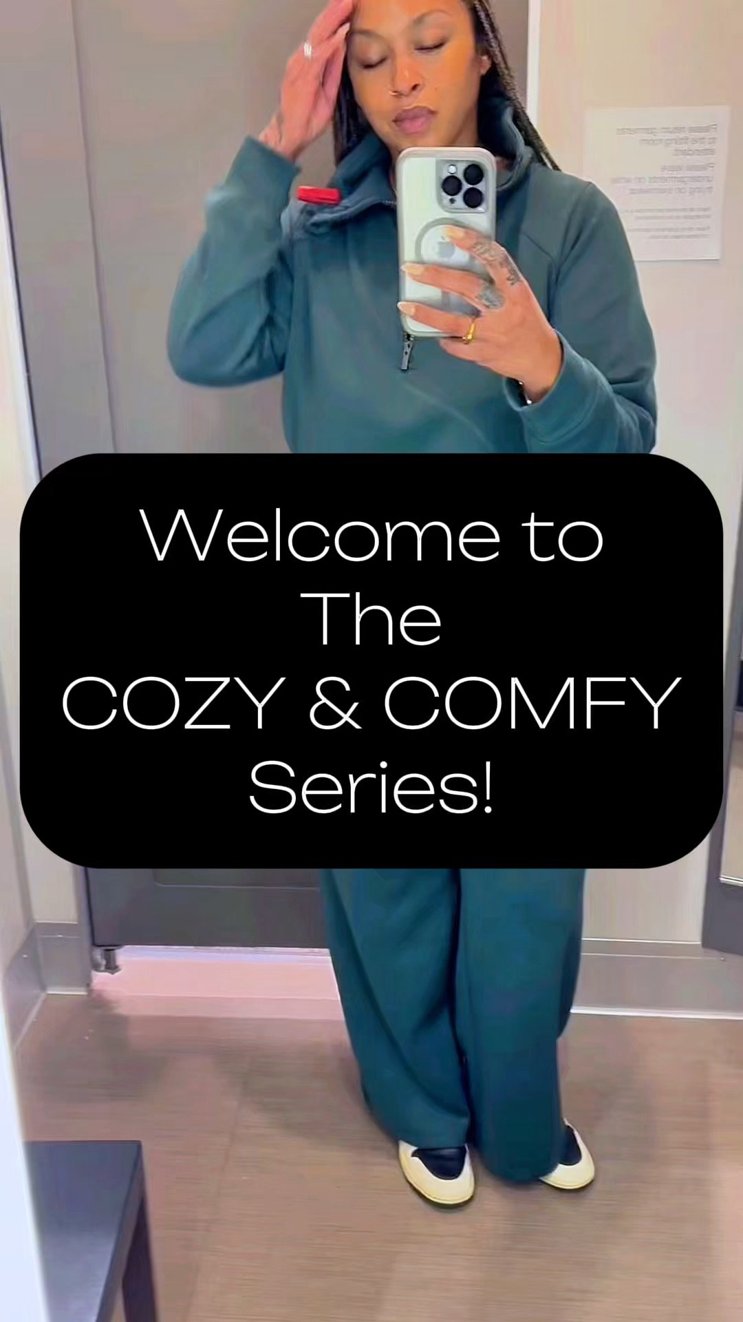 As the weather cools, there are things you want, and that’s to feel cozy and comfy…oh and cute! 🤭 This set feels luxurious on the skin!!

For your reference I am 5’6 and 200lbs!

-half zip sweater- sz med. (All in motion)
-wide leg drawstring pants- sz. Large (All in motion)



#LTKSaleAlert #LTKMidsize #LTKFindsUnder50