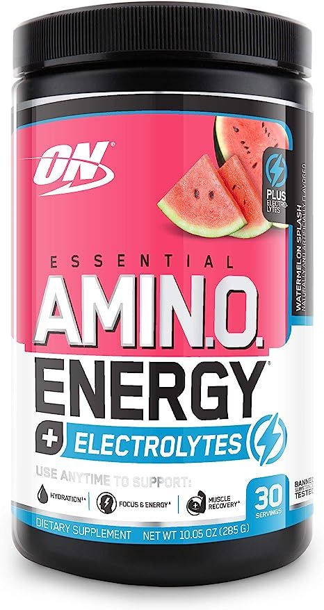 Optimum Nutrition Amino Energy + Electrolytes - Pre Workout, BCAAs, Amino Acids, Keto Friendly, E... | Amazon (US)