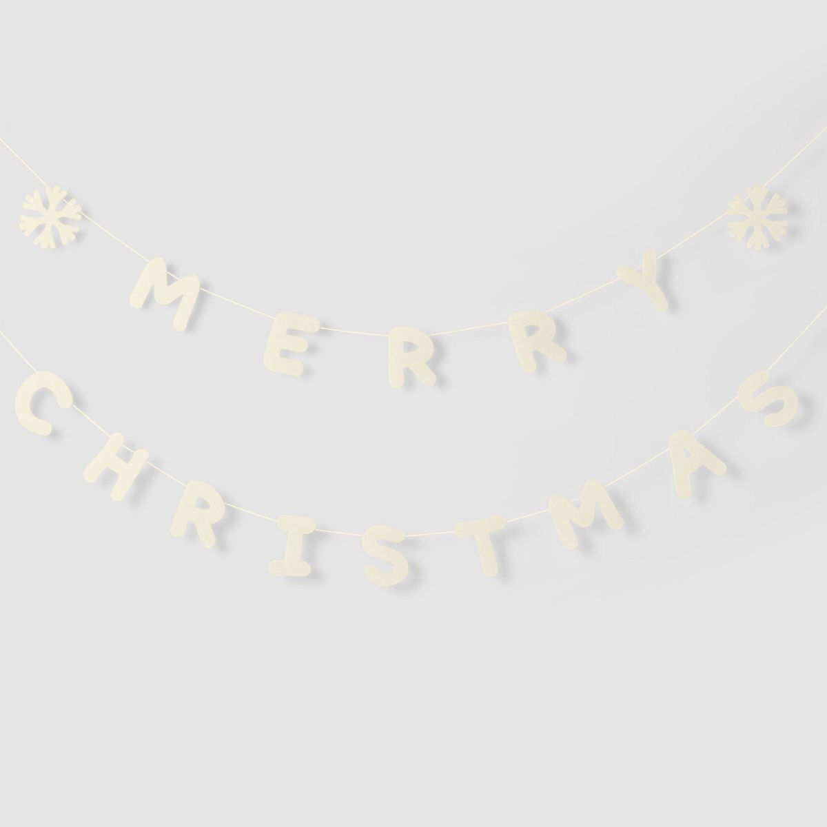 Merry Christmas Felt Garland - Spritz™ | Target