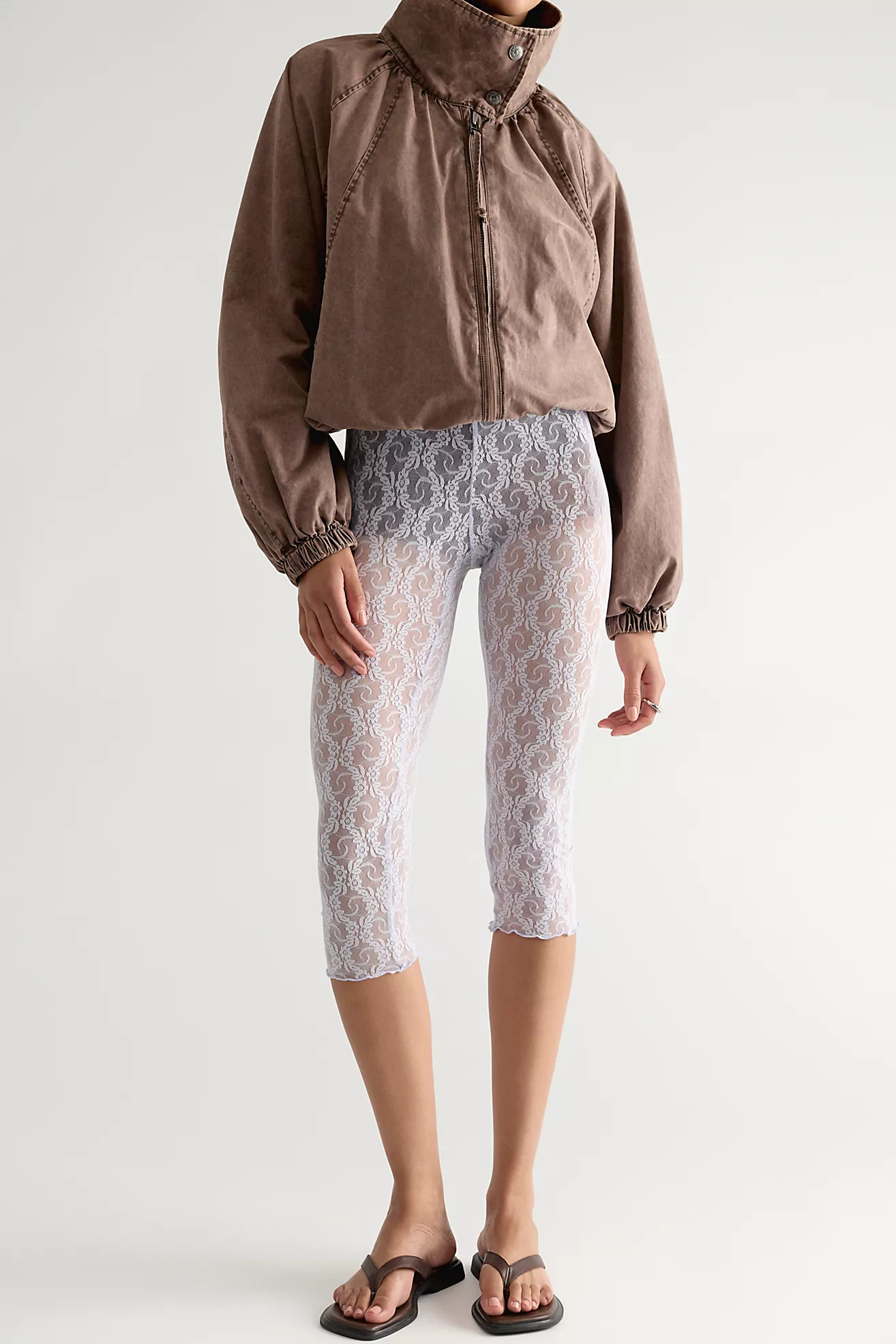 Only Hearts Stretch Lace Capris | Free People (Global - UK&FR Excluded)