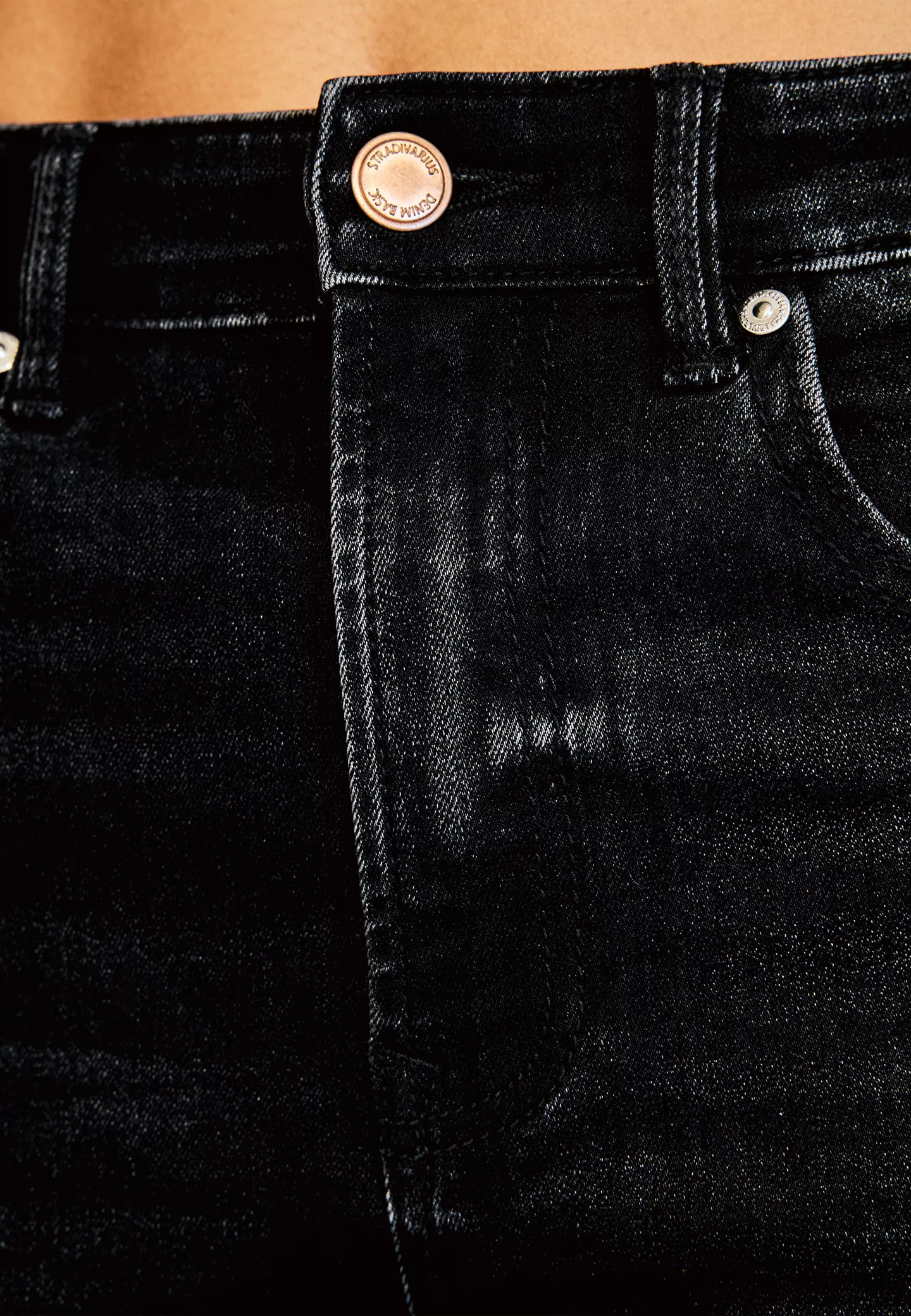 Regular waist skinny jeans - Women's Jeans | Stradivarius United Kingdom | Stradivarius (UK)