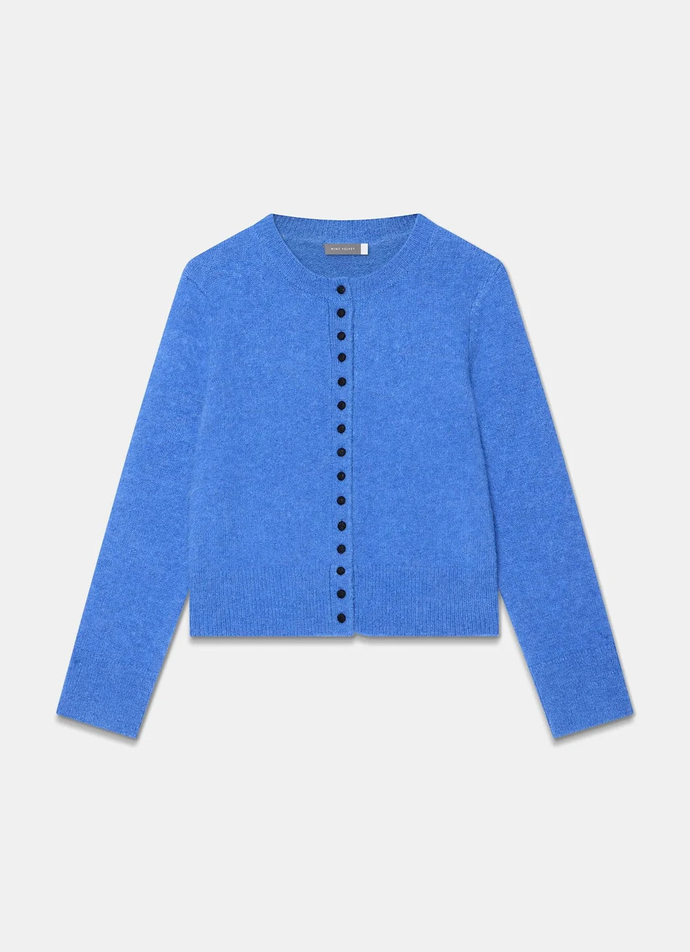 Blue Button Detail Cardigan | Mint Velvet - ROW
