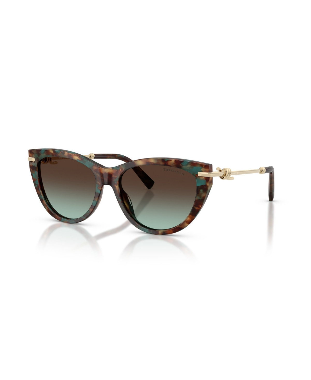 Tiffany & Co. Women's Cat Eye Sunglasses, TF4253 - Brown Tiffany Havana | Macy's