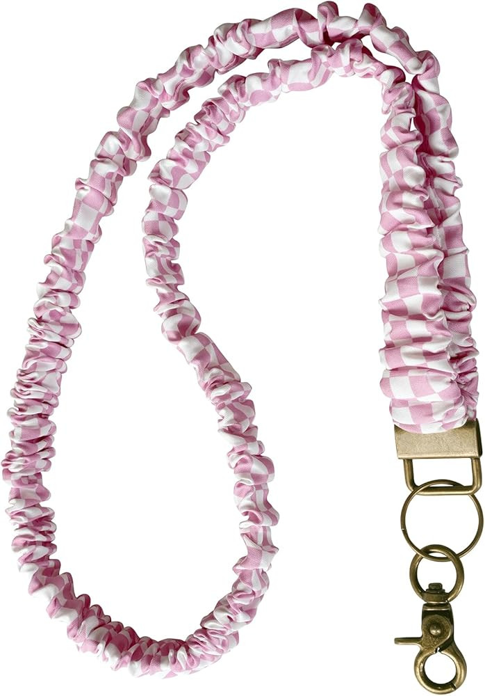 WEZEBEL Scrunchie Lanyard for ID Badge and Keys - Stretchy Lanyard for Women Nurse Teacher Office | Amazon (US)