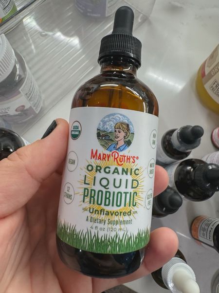 Mary Ruth’s liquid probiotic

20% off with code CRISTIN20 (this code also works on Amazon!)