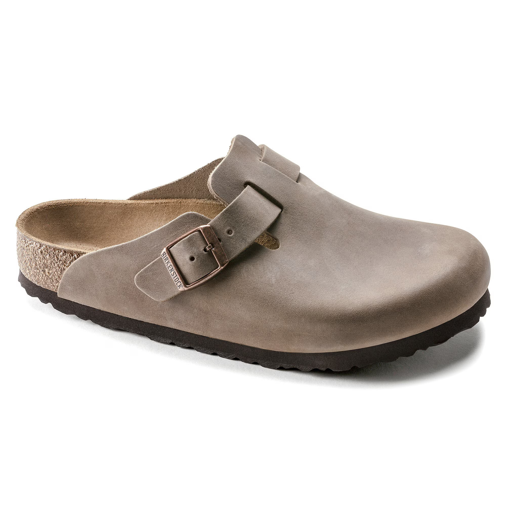 Boston Oiled Leather Tobacco Brown Clogs | Birkenstock USA