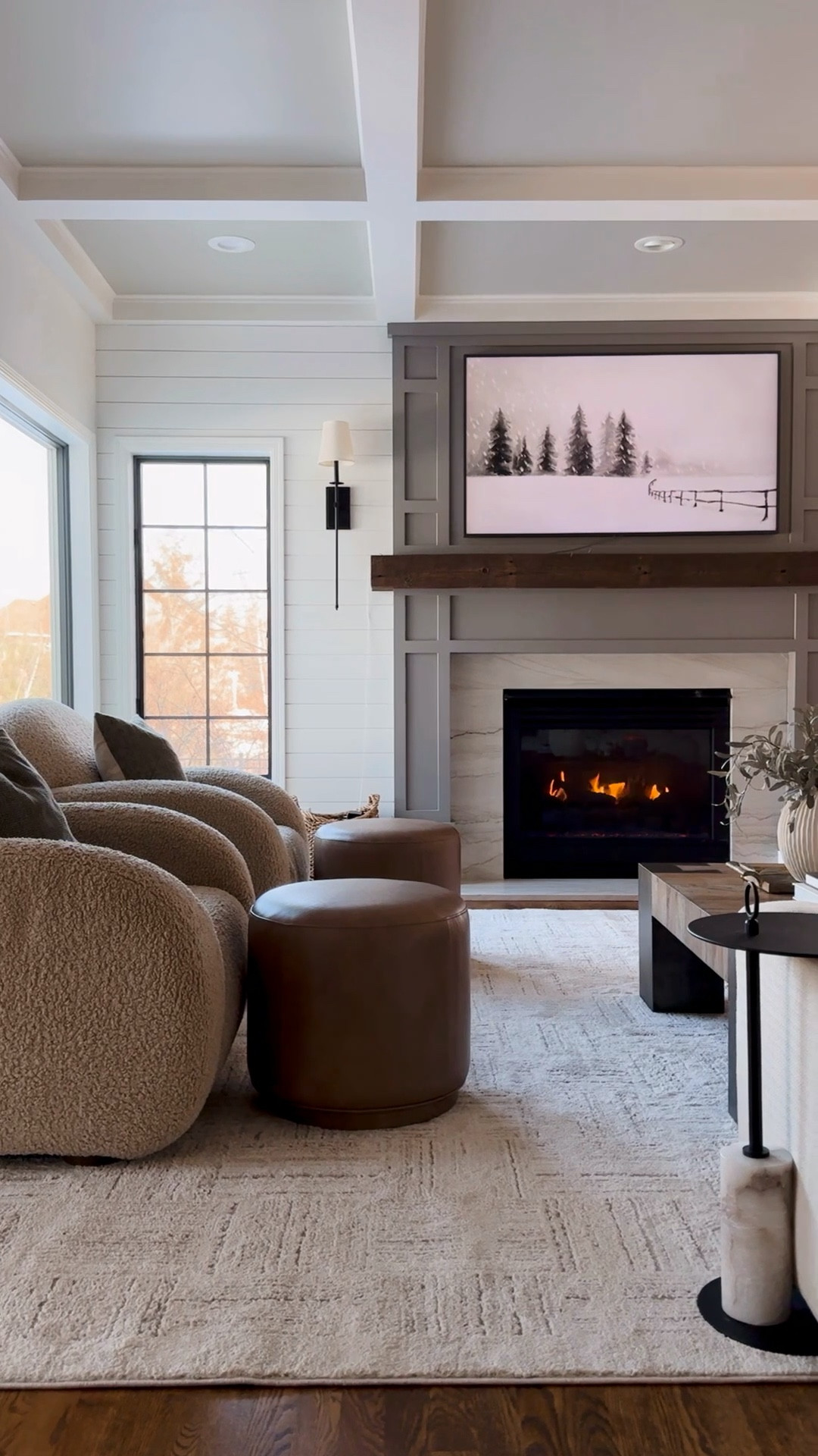 Living room upgrade. We added the neutral rug to our living room and I love how light and bright it feels the pattern is subtle and the color is neutral. It’s a beautiful addition to the space 🤍

#LTKWatchNow #LTKStyleTip #LTKHome