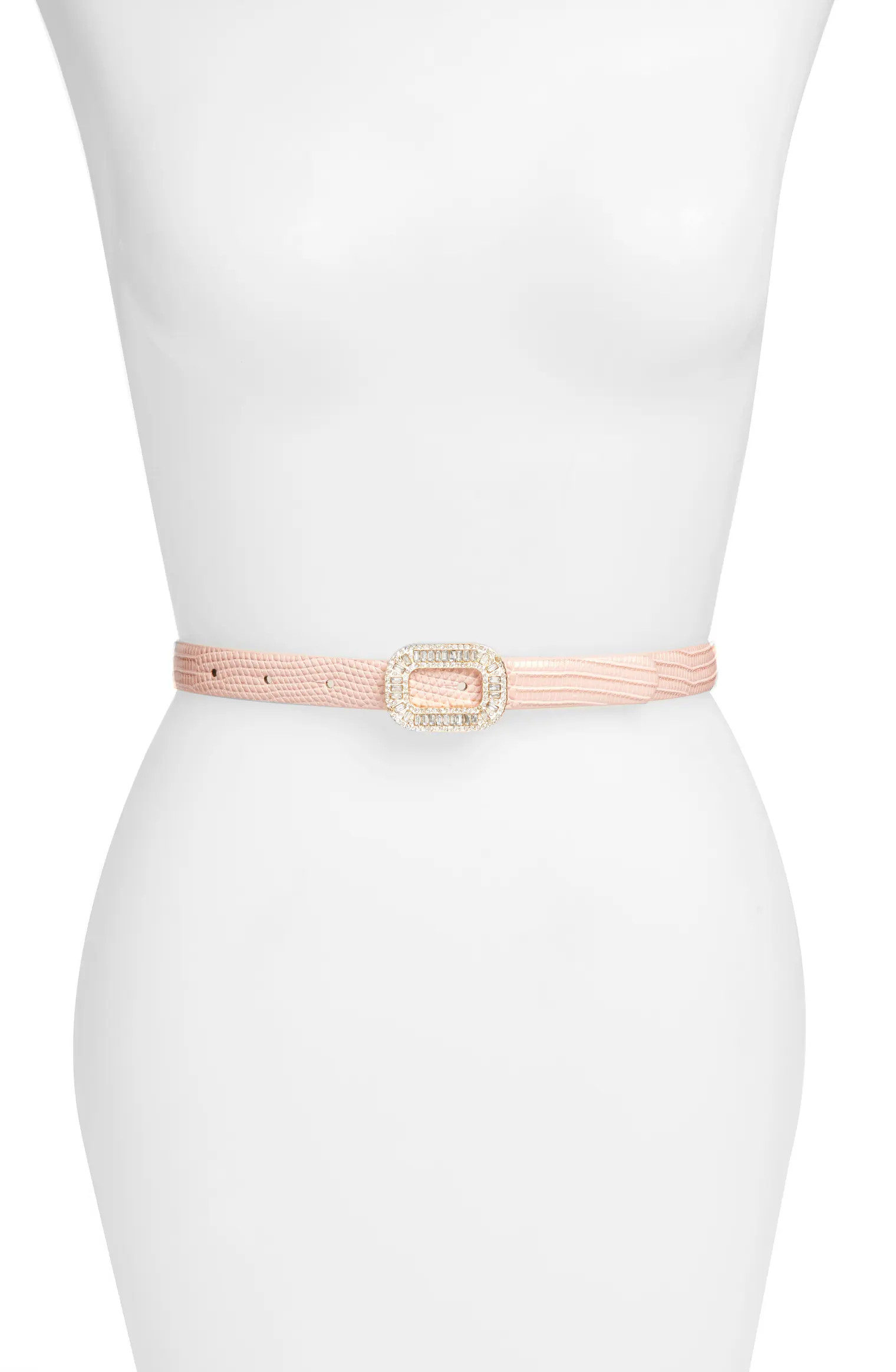 Rachel Parcel Snake Embossed Faux Leather Belt | Nordstrom