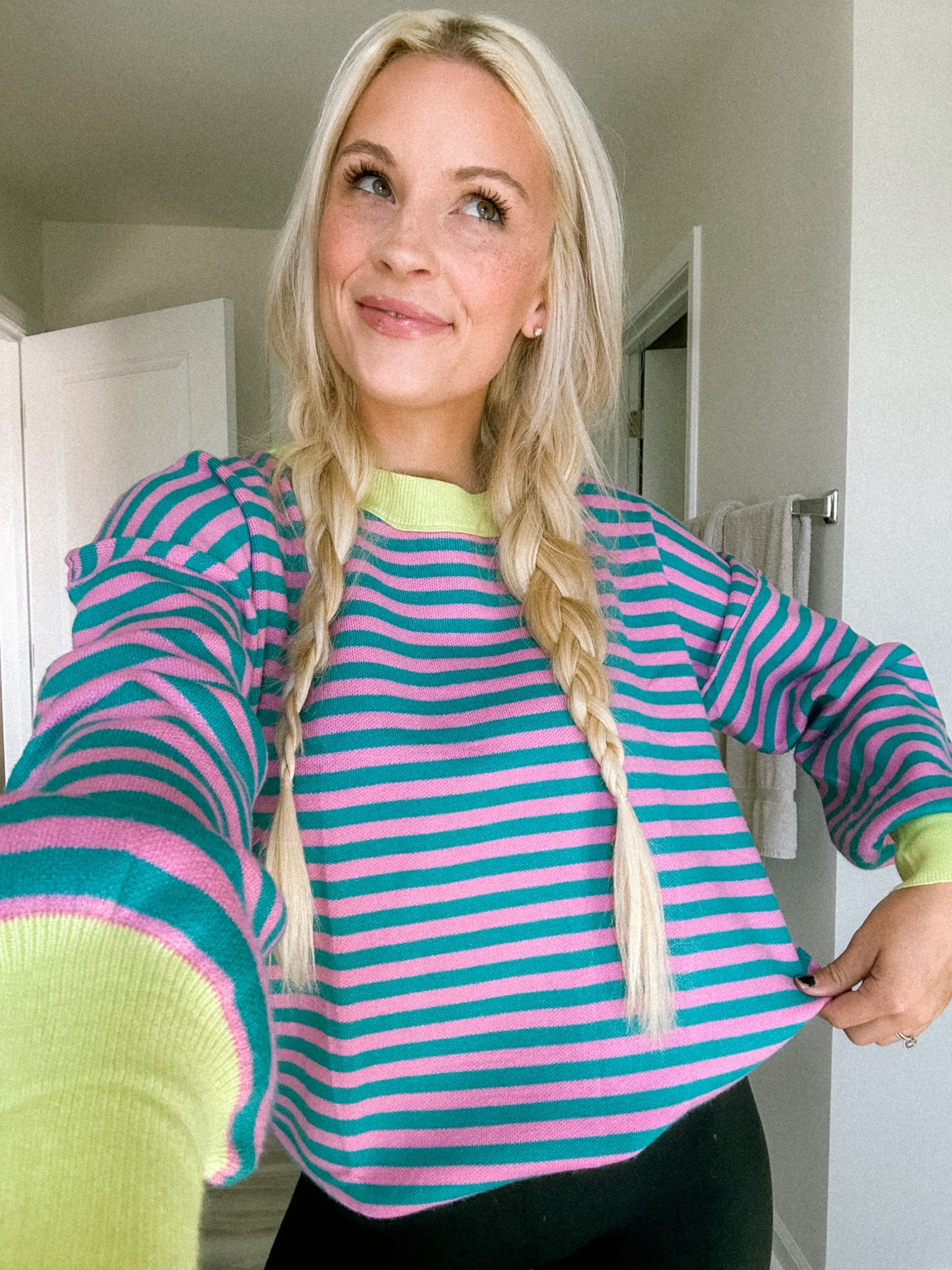 this striped sweater from amazon is so cozy!! grabbed a size small 

#LTKFallSale #LTKStyleTip #LTKFindsUnder50