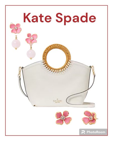 Kate Spade white summer handbag
And pink earrings. 

#earrings
#katespade

#LTKitbag