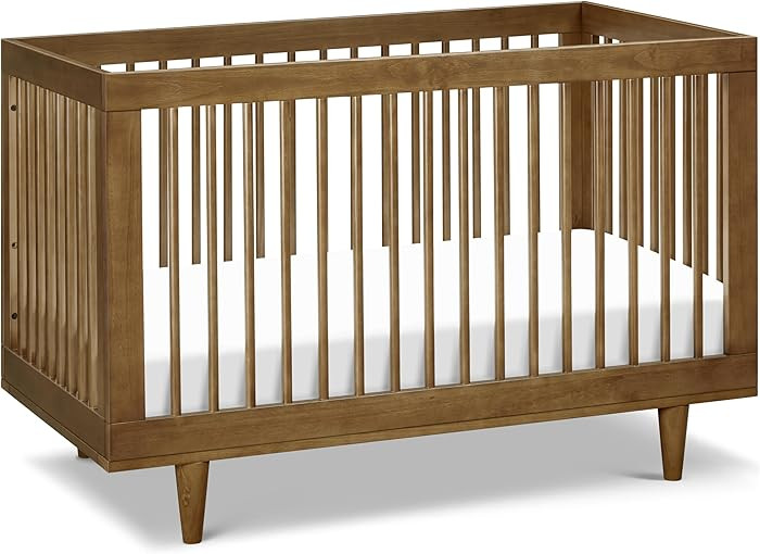 Davinci Marley 3-in-1 Convertible Crib in Walnut, Greenguard Gold and FSC\u00ae Certified | Amazon (US)