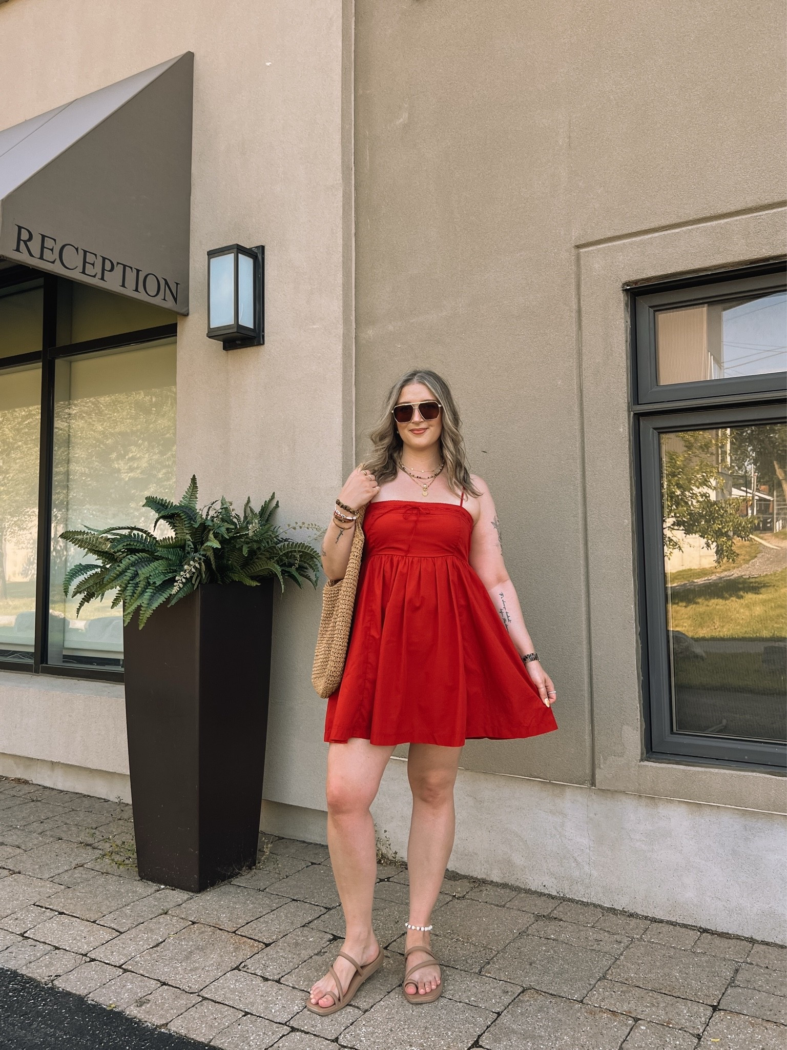 Perfect little red dress! Has pockets and built in shorts underneath! Wearing my usual size L. I’m a 9.5-10 shoe and wear a 10 in the crocs sandals (Canadian crocs link under “similar products”)

#LTKsummer #LTKdresses #LTKsale
