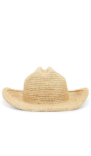 Lack of Color Raffia Cowboy Hat in Neutral. - size L | Revolve Clothing (Global)