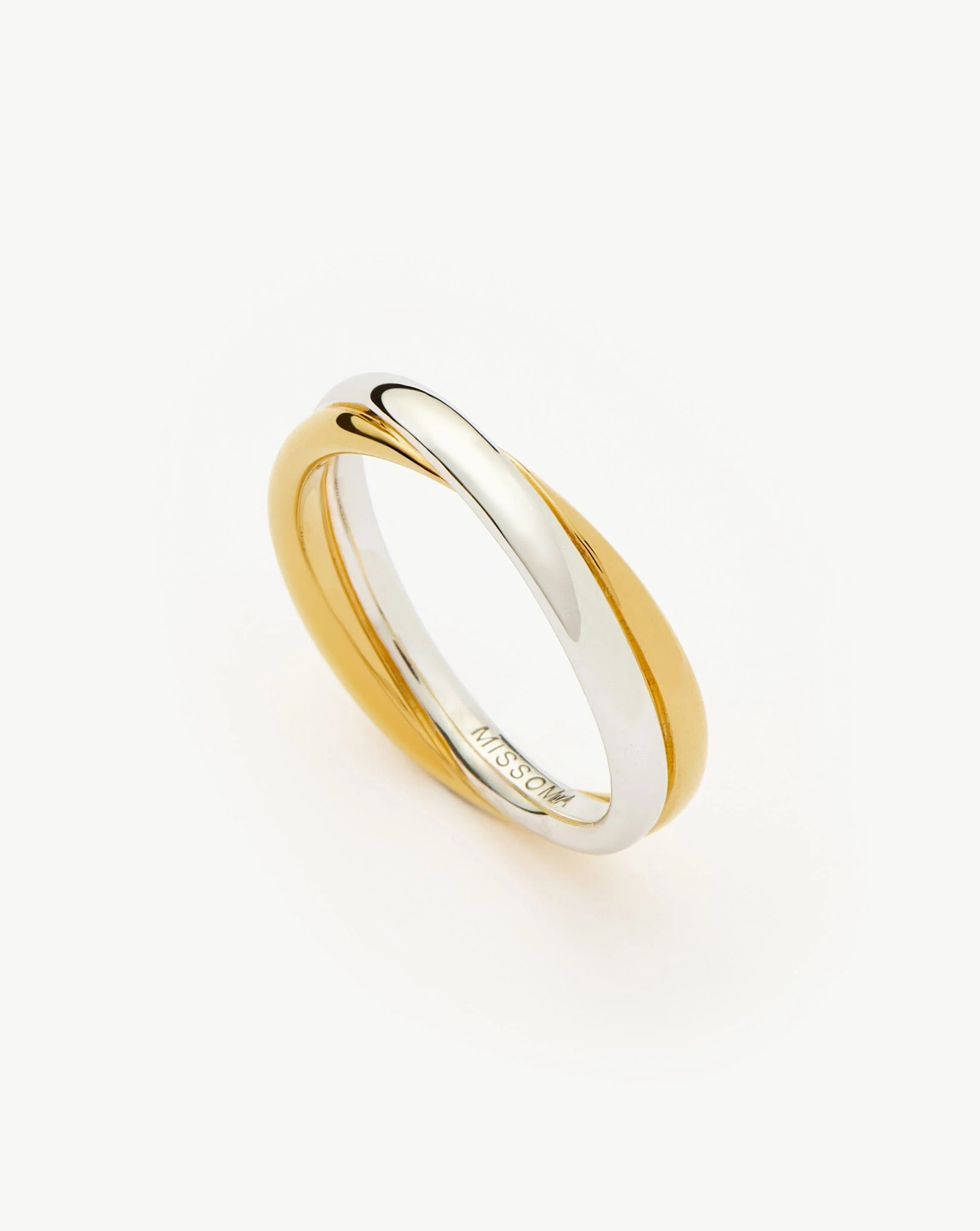 Lucy Williams Entwine Ring - Gold & Silver | Missoma UK