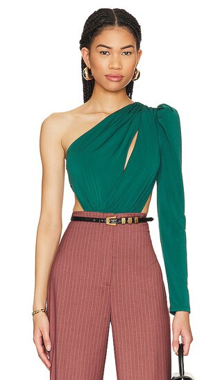 Eloise Bodysuit in Botanical Green | Revolve Clothing (Global)