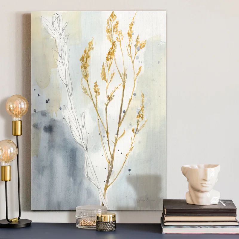 'Wild Grass I' - Wrapped Canvas Painting Print | Wayfair Professional