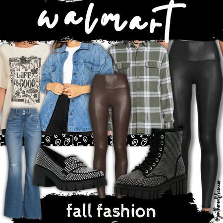 Walmart fall fashion, graphic tee, chambray, denim, shacket, flannel, faux leather leggings, loafers, combat boots, embellished, rhinestone, grunge, edgy 

#walmart #walmartfinds #walmartfind #founditatwalmart #walmart style #walmartfashion #walmartoutfit #walmartlook  #fall #falloutfit #fallfashion #fallstyle #falloutfitidea #falloutfitinspo #autumn #autumnstyle #autumnfashion #autumnoutfit  #flannel #shirt #buttondown #buttonup #button #flannelshirt #plaid #plaidshirt #flannelstyle #flannellook #flanneloutfit #flanneloutfitidea #flanneloutfitinspo #grunge #grungeoutfit #grungestyle #grungelook  #leather #leggings #jeggings #leatherleggings #leatherjeggings #fauxleather #veganleather #fauxleatherleggings #veganleatherleggings #leatherleggingslook #leatherleggingsoutfit #leatherleggingstyle #leatherleggingsoutfitidea #leatherleggingsfashion #leatherleggings #style #inspo #leatherleggingsinspo #combat #boots #combatboots #combatbootoutfit #combatbootoutfitinspo #combatbootoutfitinspiration #combatbootlook #combatbootstyle #howtostylecombatboots #combatbootfashion #edgy #style #fashion #edgystyle #edgyfashion #edgylook #edgyoutfit #edgyoutfitinspo #edgyoutfitinspiration #edgystylelook  #black #blacklook #blackoutfit #outfitwithblack #lookswithblack #blackoutfitinspo #blackoutfitinspiration #looksfeaturingblack #shacket #shirt #jacket #shirtjacket #shacketoutfit #shacketlook #shacket #shirtjacketoutfit #shirtjacketlook #shacketstyle #shirtjacketstyle 

#LTKstyletip #LTKunder100 #LTKSeasonal