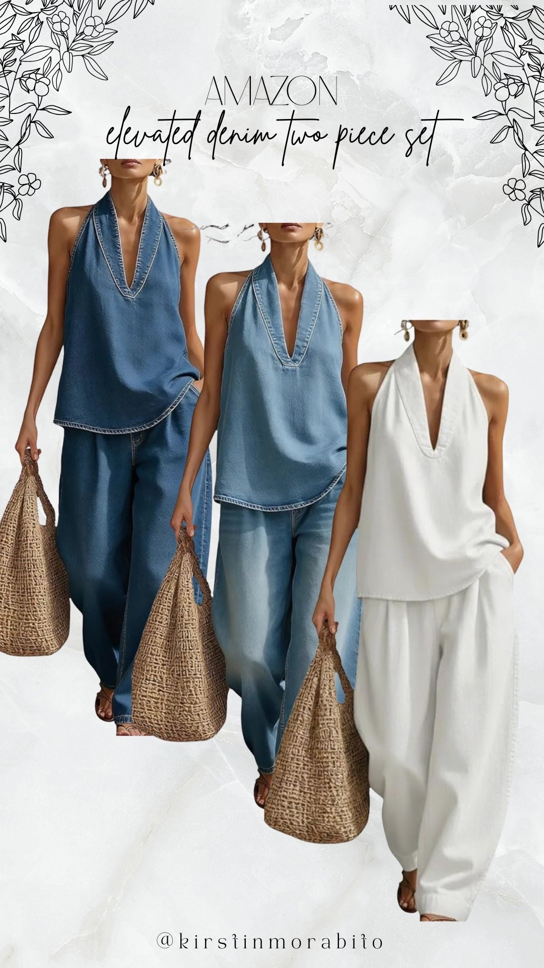 Amazon new arrival elevated denim two piece outfit. Love that it’s a baggier oversized fit! 

#LTKFestival #LTKSeasonal #LTKootd