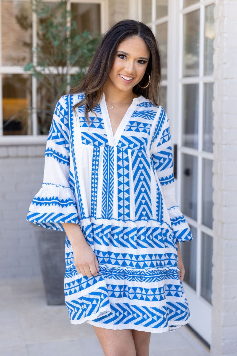 Catalina Dress- Blue | Avara