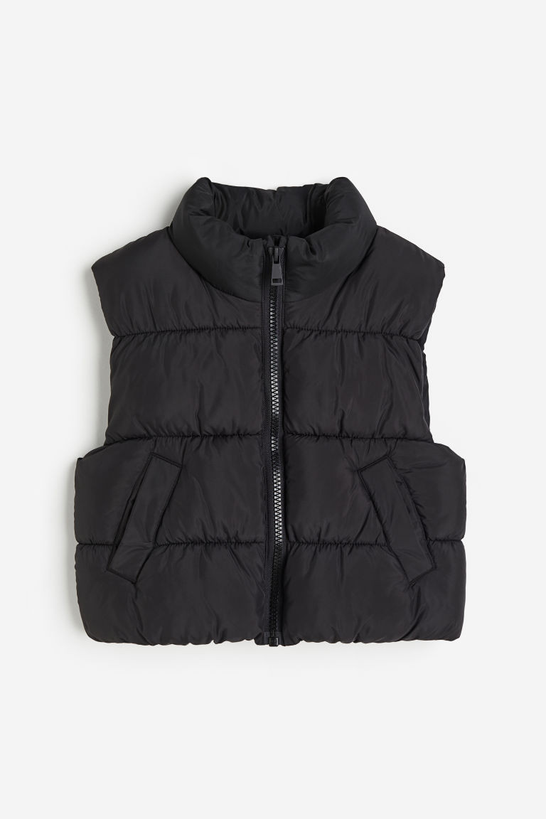 H & M - Puffer Vest - Black | H&M (US + CA)